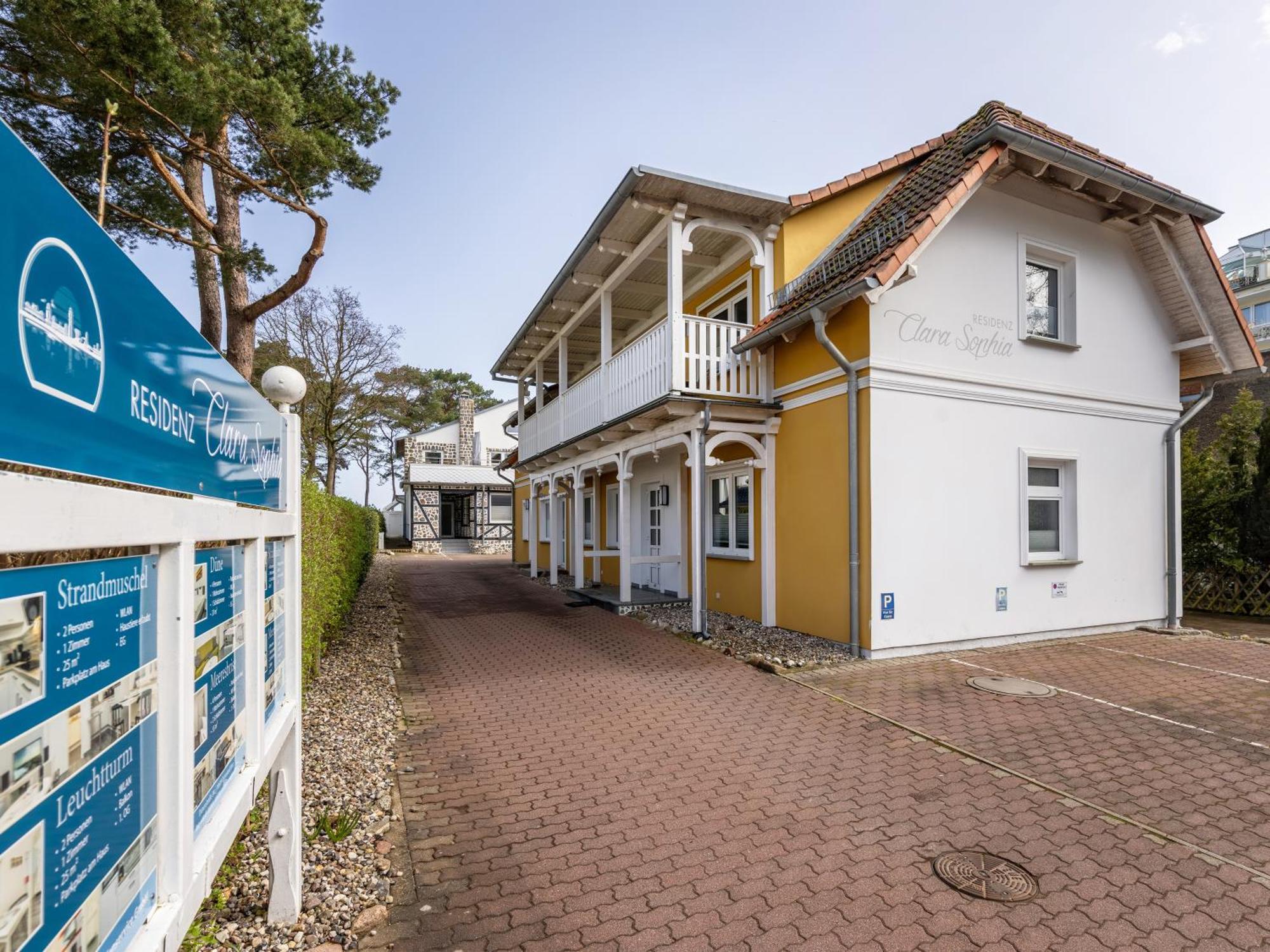 Ferienwohnung Meeresrauschen In Der Residenz Clara Sophia Binz Eksteriør billede